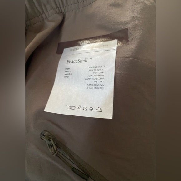 Satisfy - Men’s Peace Shell Climbing Pants - Col: Falcon Size:0(Xs. - Picture 10 of 10